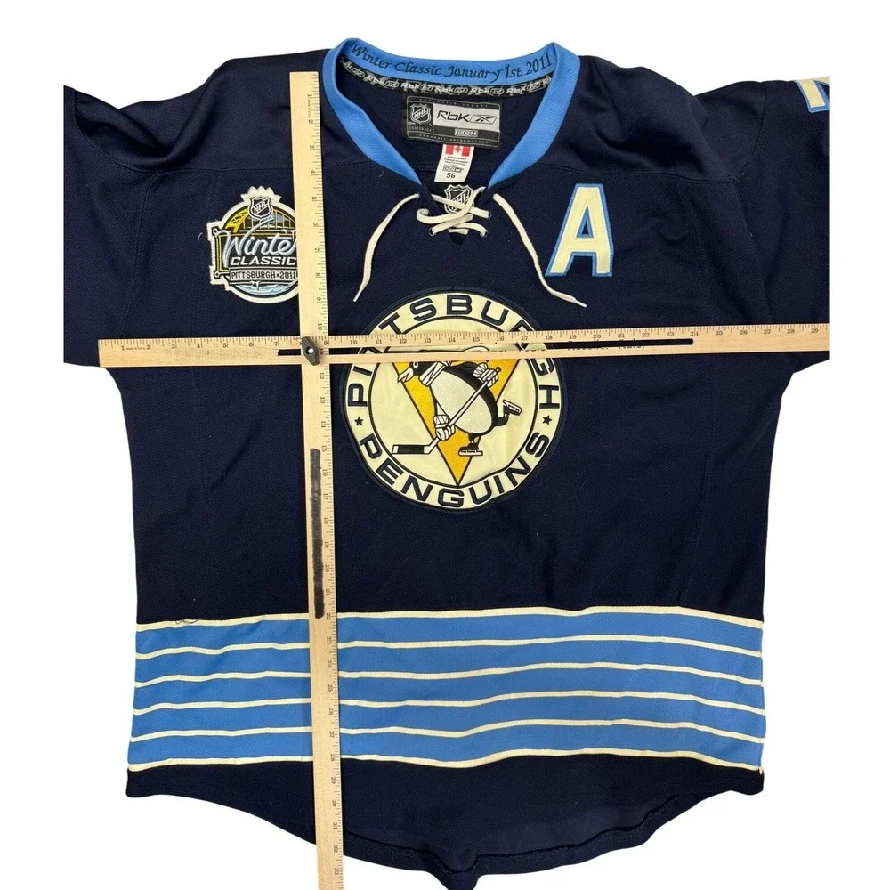 Reebok Pittsburgh Penguins Evgeni Malkin #71 Winter Classic 2011 Jersey Mens 56